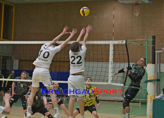 Volleyball-Oberliga-SG-Sinsheim/Helmstadt-vs-FT-1844-Freiburg-3 (© Siegfried Lörz)