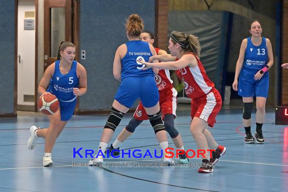 Basketball-Oberliga-Damen-TV-Sinsheim-vs-Ladyskunks-Herdern- (&copy; Siegfried Lörz)