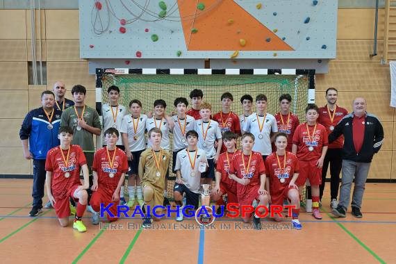 Futsal-Kreismeisterschaften-Sinsheim-Finale-JSG-Dühren/Hoffenheim/Zuzenhausen-vs-SG-Kirchardt (&copy; Siegfried Lörz)