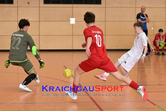 Futsal-Kreismeisterschaften-Sinsheim-Finale-JSG-Dühren/Hoffenheim/Zuzenhausen-vs-SG-Kirchardt (&copy; Siegfried Lörz)