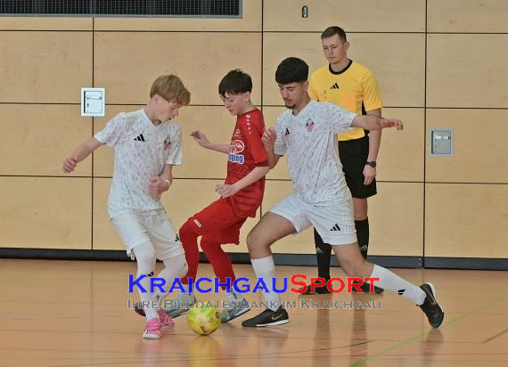 Futsal-Kreismeisterschaften-Sinsheim-Finale-JSG-Dühren/Hoffenheim/Zuzenhausen-vs-SG-Kirchardt (&copy; Siegfried Lörz)