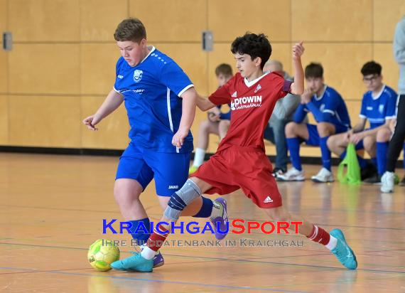 Futsal-Kreismeisterschaften-Sinsheim-Finale-JSG-Dühren/Hoffenheim/Zuzenhausen-vs-SG-Kirchardt (&copy; Siegfried Lörz)