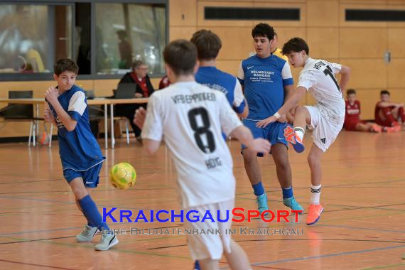 Futsal-Kreismeisterschaften-Sinsheim-Finale-JSG-Dühren/Hoffenheim/Zuzenhausen-vs-SG-Kirchardt (&copy; Siegfried Lörz)