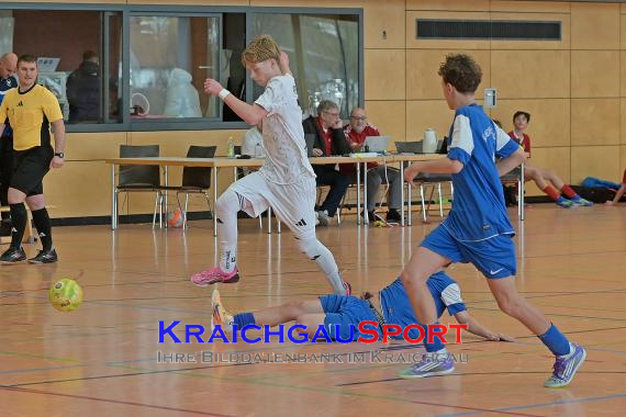 Futsal-Kreismeisterschaften-Sinsheim-Finale-JSG-Dühren/Hoffenheim/Zuzenhausen-vs-SG-Kirchardt (&copy; Siegfried Lörz)