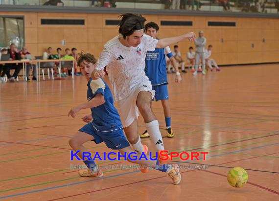 Futsal-Kreismeisterschaften-Sinsheim-Finale-JSG-Dühren/Hoffenheim/Zuzenhausen-vs-SG-Kirchardt (&copy; Siegfried Lörz)