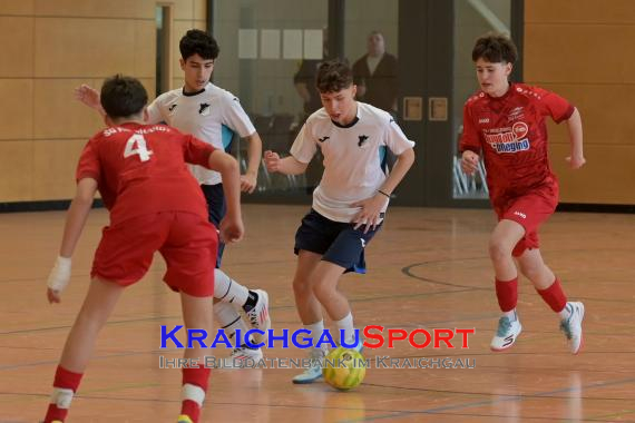Futsal-Kreismeisterschaften-Sinsheim-Finale-JSG-Dühren/Hoffenheim/Zuzenhausen-vs-SG-Kirchardt (&copy; Siegfried Lörz)