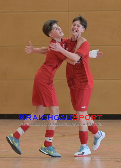 Futsal-Kreismeisterschaften-Sinsheim-Finale-JSG-Dühren/Hoffenheim/Zuzenhausen-vs-SG-Kirchardt (&copy; Siegfried Lörz)