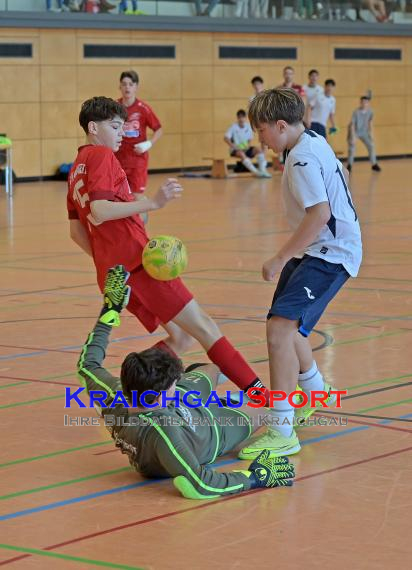 Futsal-Kreismeisterschaften-Sinsheim-Finale-JSG-Dühren/Hoffenheim/Zuzenhausen-vs-SG-Kirchardt (&copy; Siegfried Lörz)