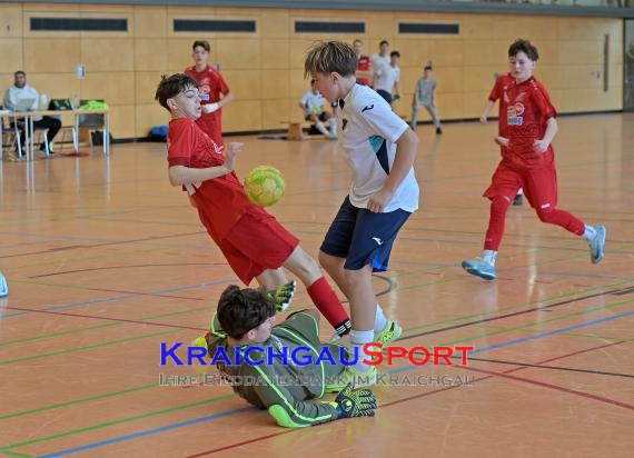 Futsal-Kreismeisterschaften-Sinsheim-Finale-JSG-Dühren/Hoffenheim/Zuzenhausen-vs-SG-Kirchardt (&copy; Siegfried Lörz)