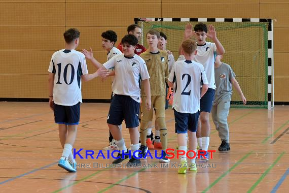 Futsal-Kreismeisterschaften-Sinsheim-Finale-JSG-Dühren/Hoffenheim/Zuzenhausen-vs-SG-Kirchardt (&copy; Siegfried Lörz)