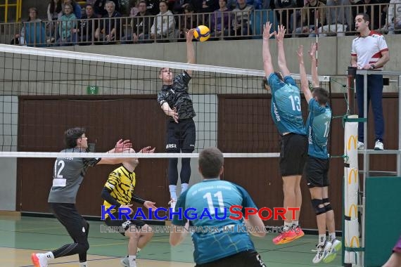 Volleyball-Oberliga-Herren-SV-Sinsheim-vs-VSG-Ettlingen/Rüppurr (&copy; Siegfried Lörz)