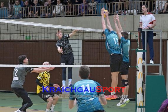Volleyball-Oberliga-Herren-SV-Sinsheim-vs-VSG-Ettlingen/Rüppurr (&copy; Siegfried Lörz)