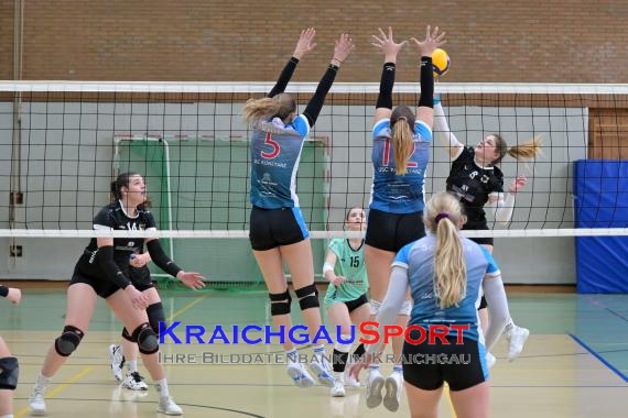 Volleyball-Oberliga-Frauen-SV-Sinsheim-vs-USC-Konstanz-II (&copy; Siegfried Lörz)