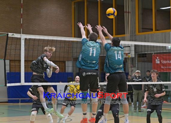 Volleyball-Oberliga-Herren-SV-Sinsheim-vs-VSG-Ettlingen/Rüppurr (&copy; Siegfried Lörz)