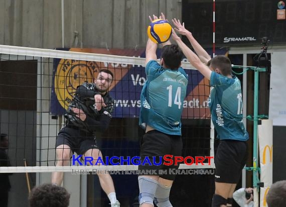 Volleyball-Oberliga-Herren-SV-Sinsheim-vs-VSG-Ettlingen/Rüppurr (&copy; Siegfried Lörz)