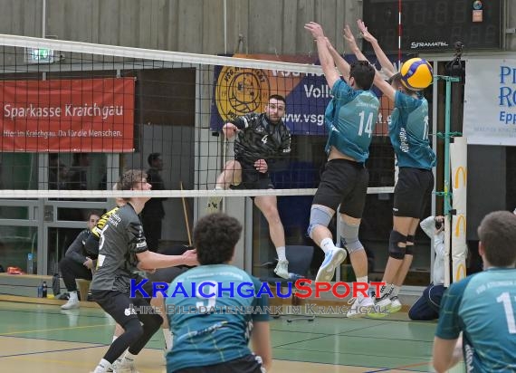 Volleyball-Oberliga-Herren-SV-Sinsheim-vs-VSG-Ettlingen/Rüppurr (&copy; Siegfried Lörz)