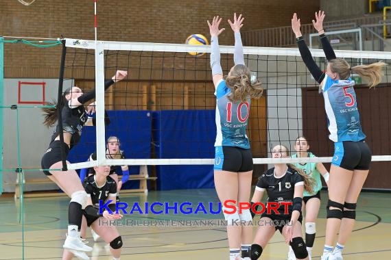 Volleyball-Oberliga-Frauen-SV-Sinsheim-vs-USC-Konstanz-II (&copy; Siegfried Lörz)