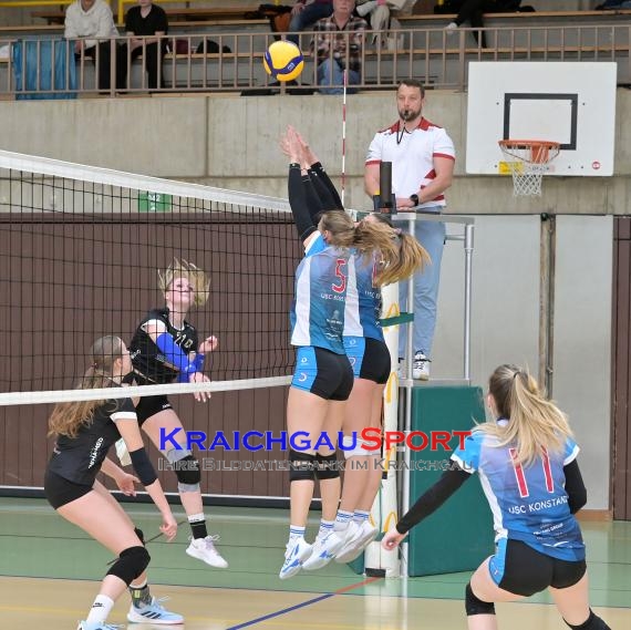 Volleyball-Oberliga-Frauen-SV-Sinsheim-vs-USC-Konstanz-II (&copy; Siegfried Lörz)