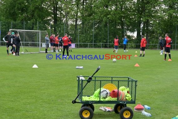 1. Training des FC Weiler in 2021 nach dem Lockdown (© Kraichgausport / Loerz)