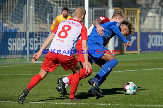 Regionalliga Suedwest - 2020/2021 - TSG 1899 Hoffenheim II vs. Kickers Offenbach (© Kraichgausport / Loerz)