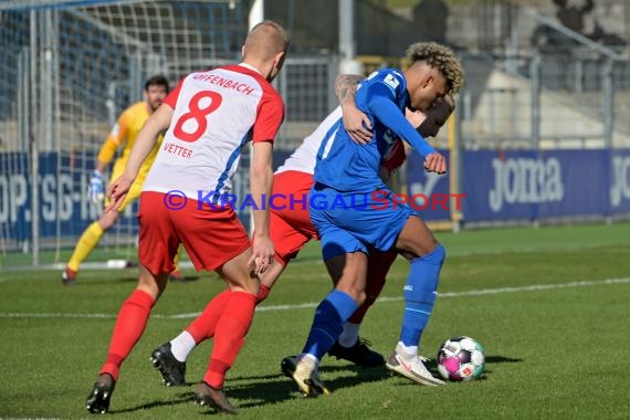 Regionalliga Suedwest - 2020/2021 - TSG 1899 Hoffenheim II vs. Kickers Offenbach (© Kraichgausport / Loerz)