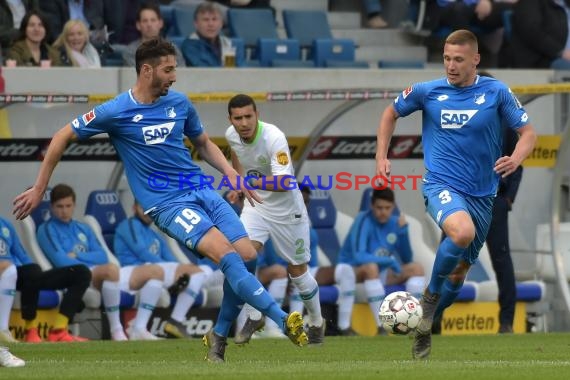 1. BL - 18/19 - TSG 1899 Hoffenheim vs. VfL Wolfsburg (© Kraichgausport / Loerz)