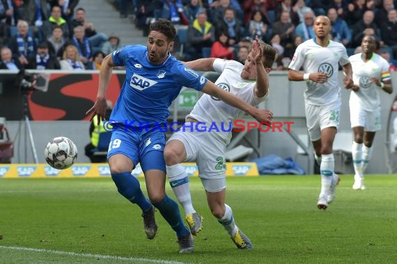 1. BL - 18/19 - TSG 1899 Hoffenheim vs. VfL Wolfsburg (© Kraichgausport / Loerz)