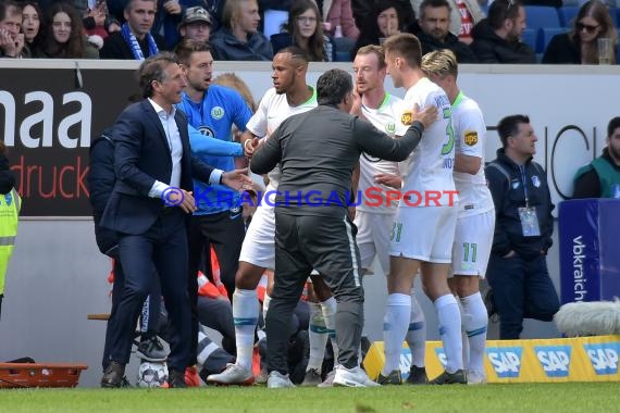 1. BL - 18/19 - TSG 1899 Hoffenheim vs. VfL Wolfsburg (© Kraichgausport / Loerz)