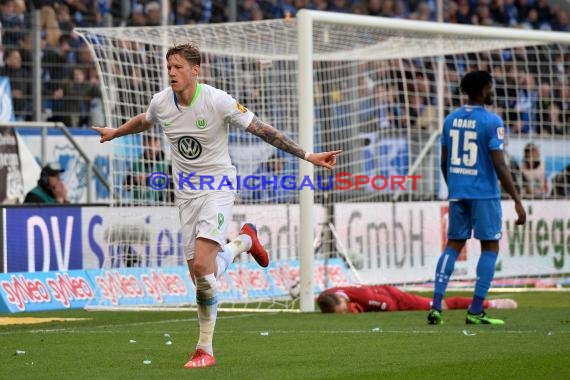 1. BL - 18/19 - TSG 1899 Hoffenheim vs. VfL Wolfsburg (© Kraichgausport / Loerz)