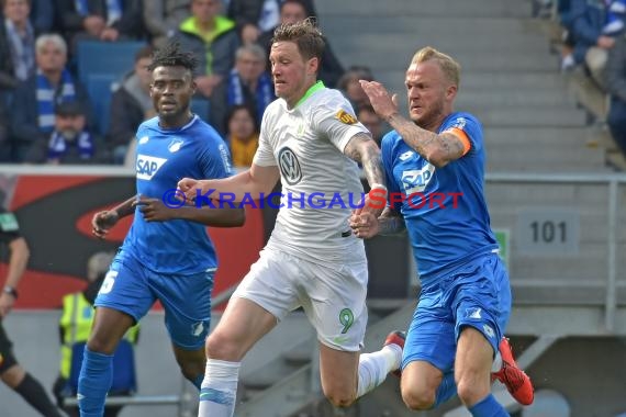 1. BL - 18/19 - TSG 1899 Hoffenheim vs. VfL Wolfsburg (© Kraichgausport / Loerz)