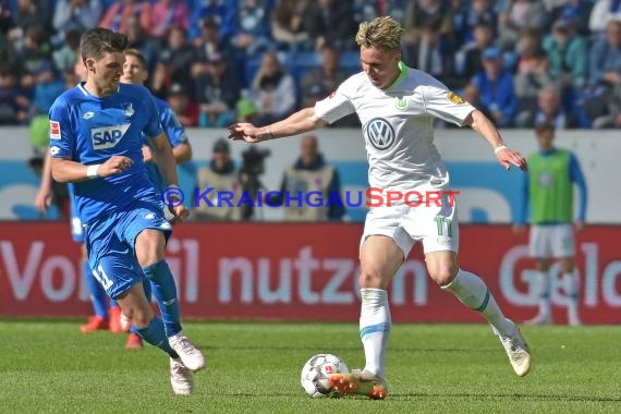 1. BL - 18/19 - TSG 1899 Hoffenheim vs. VfL Wolfsburg (© Kraichgausport / Loerz)