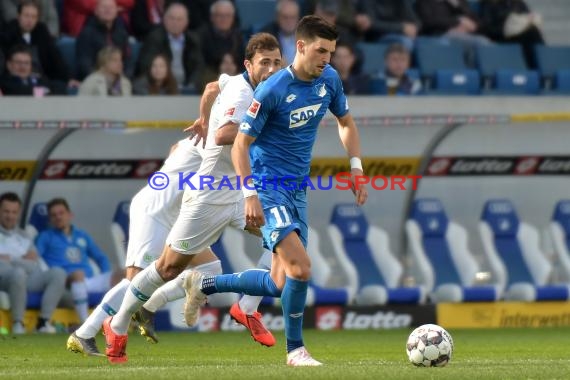 1. BL - 18/19 - TSG 1899 Hoffenheim vs. VfL Wolfsburg (© Kraichgausport / Loerz)