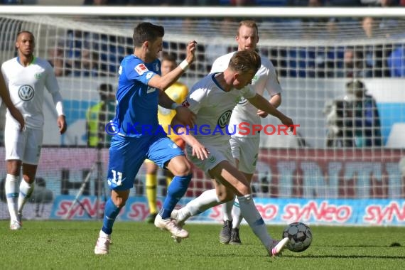 1. BL - 18/19 - TSG 1899 Hoffenheim vs. VfL Wolfsburg (© Kraichgausport / Loerz)