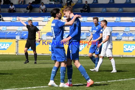 Regionalliga Suedwest - 2020/2021 - TSG 1899 Hoffenheim II vs. TSV Schott Mainz (© Kraichgausport / Loerz)