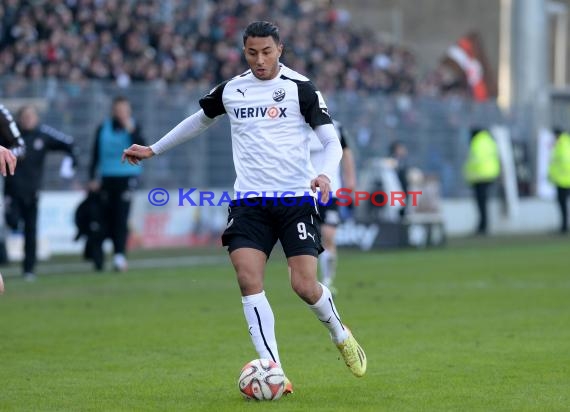 2. Bundesliga SV Sandhausen - FC St. Pauli im Hardtwaldstadion Sandhausen 07.02.2015 (© Kraichgausport / Loerz)
