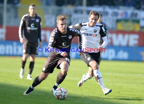 2. Bundesliga SV Sandhausen - FC St. Pauli im Hardtwaldstadion Sandhausen 07.02.2015 (© Kraichgausport / Loerz)