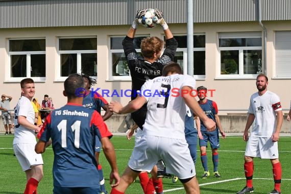 Kreisklasse A TG Sinsheim vs FC Weiler 20.08.2017 (© Kraichgausport / Loerz)