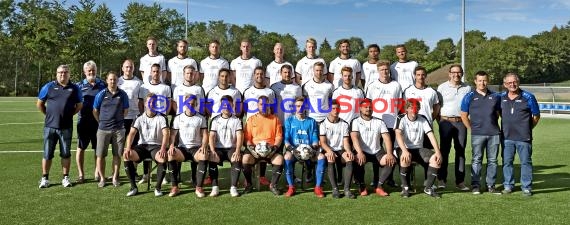 Mannschaftsfoto Saison 2019/20 Fussball Sinsheim - TSV Angelbachtal (© Kraichgausport / Loerz)